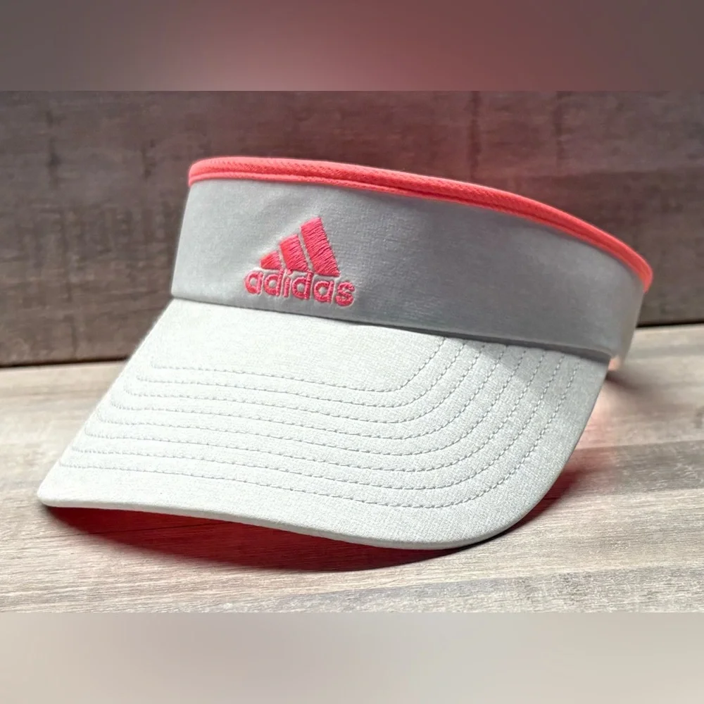 Adidas Women's Pink and Gray Golf Tennis Volleyball Visor